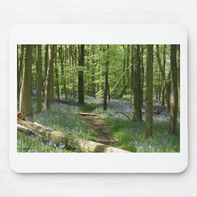 Bluebell woods mouse mat (Front)