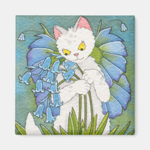 Bluebelle square magnet