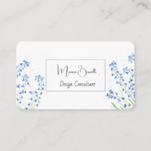 Bluebells Blue Floral Wildflowers Business Card