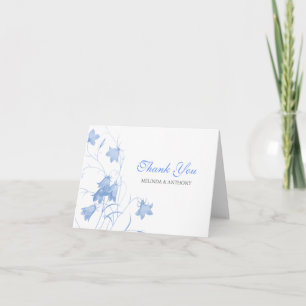 Bluebells - Blue Thank You Card