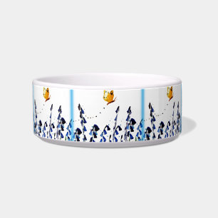 Bluebells Butterfly Floral Bowl