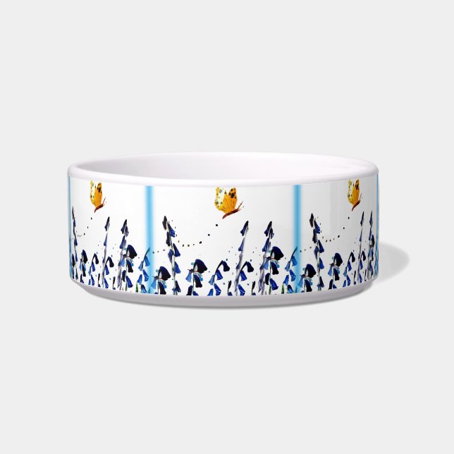 Bluebells Butterfly Floral Bowl (Front)