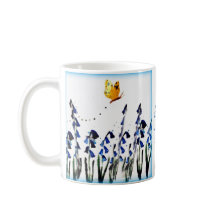 Bluebells Butterfly Floral