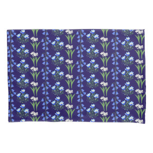 Bluebells, Crocuses & Tulips Yellow Pillow Case