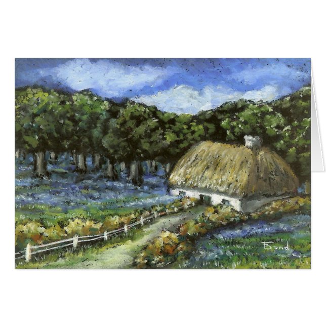 Bluebells, gorse and woodland (Front Horizontal)