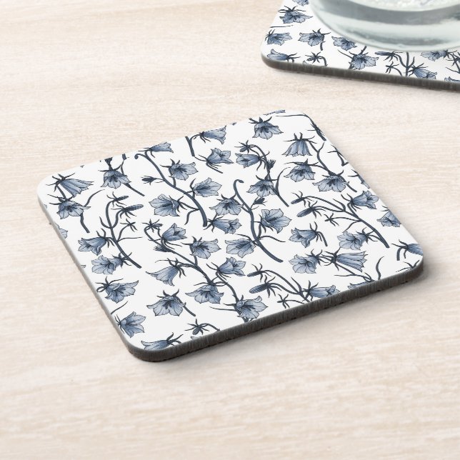 Bluebells, Harebells, Bellflowers Coaster (Left Side)