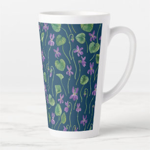 Bluebells, Harebells, Bellflowers Latte Mug
