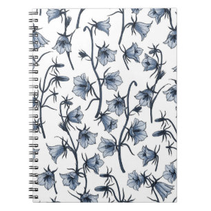 Bluebells, Harebells, Bellflowers Notebook