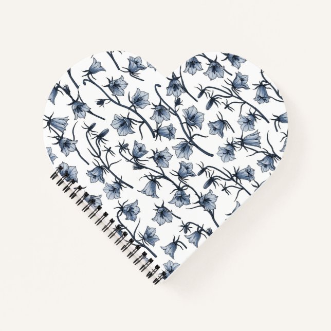 Bluebells, Harebells, Bellflowers Notebook (Front)