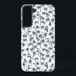 Bluebells, Harebells, Bellflowers Samsung Galaxy Case<br><div class="desc">Bellflowers hand-painted in Photoshop,  seamless pattern</div>