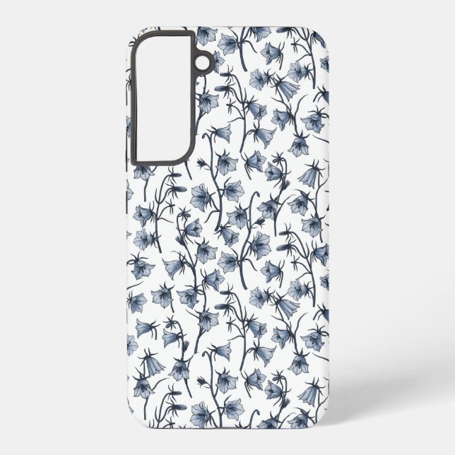 Bluebells, Harebells, Bellflowers Samsung Galaxy S22+ Case (Back)