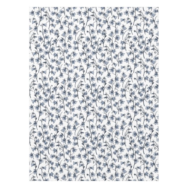 Bluebells, Harebells, Bellflowers Tablecloth (Front)