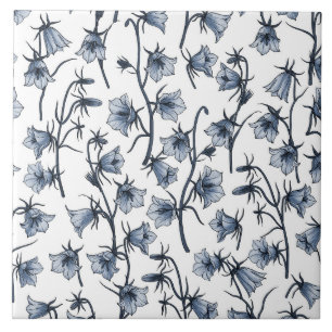 Bluebells, Harebells, Bellflowers Tile