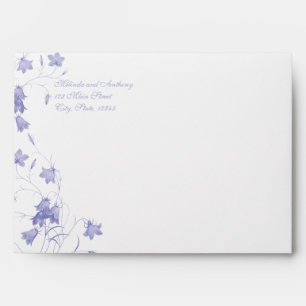 Bluebells - Lavender A7 Wedding Envelope