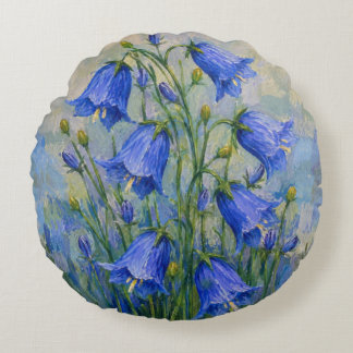 Bluebells Meadow Round Cushion