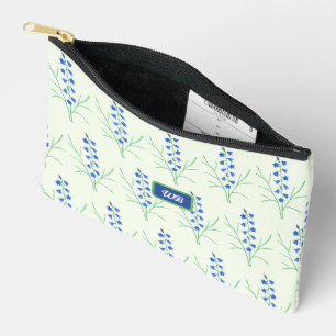 Bluebells Pale Green Accessory Pouch