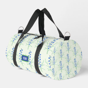 Bluebells Pale Green Duffel Bag