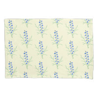 Bluebells Pale Yellow Std Pillow Case