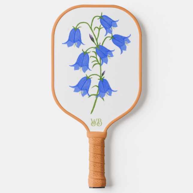 Bluebells Pickleball Paddle (Front)