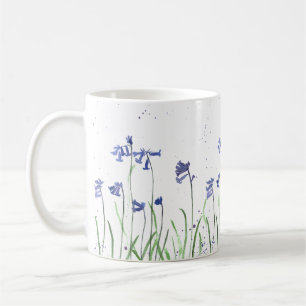 Bluebells Purple floral Garden woodland Coffee Mug