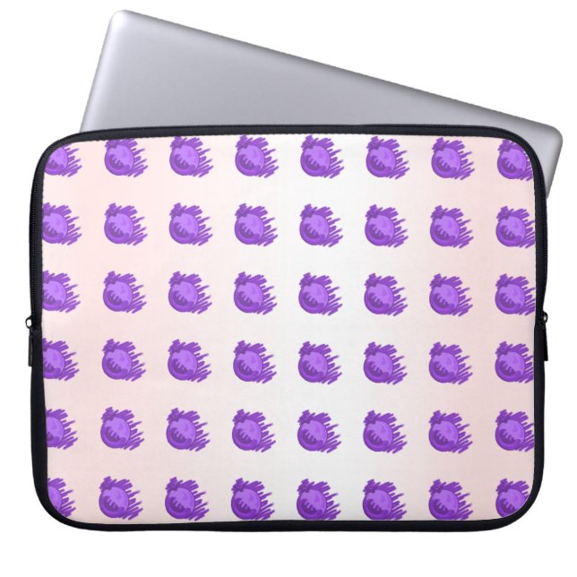 Blueberries and Cream Electrinics Laptop Sleeve (Front)