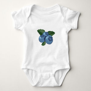 Blueberries Baby Bodysuit