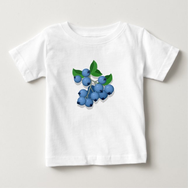 Blueberries Baby T-Shirt (Front)