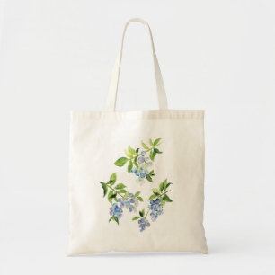 Blueberries blueberry fruit tote bag