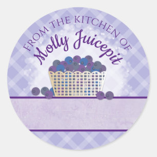 Blueberries blueberry pie fruit jam canning label
