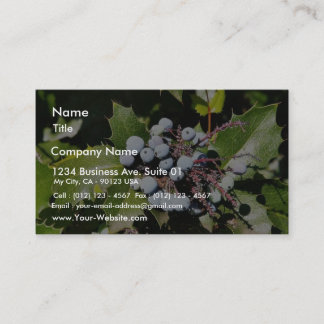 Blueberries Business Card