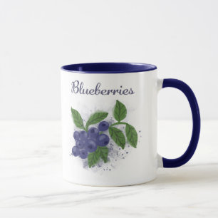 Blueberries Coffee Mug - Choose Your Fruit