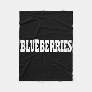 Blueberries Costume Halloween Fleece Blanket