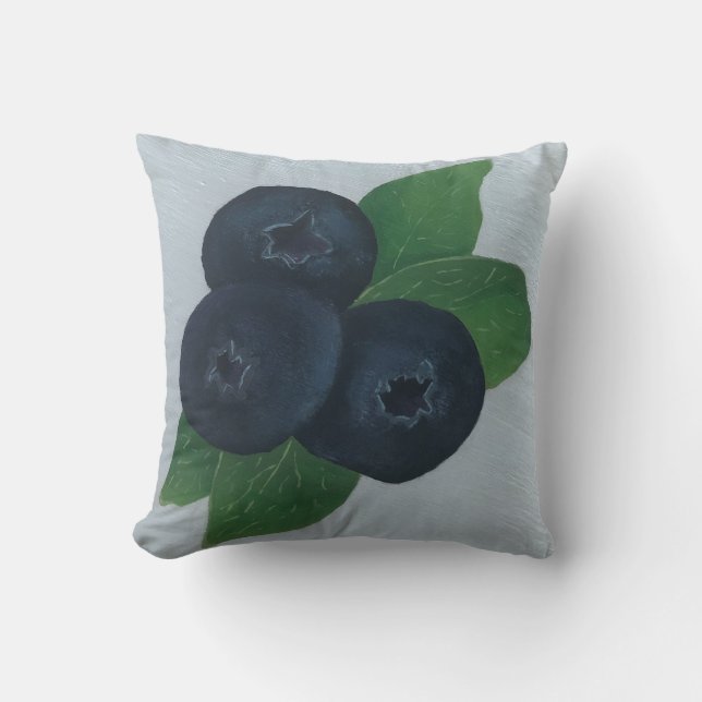 Blueberries Cushion (Front)