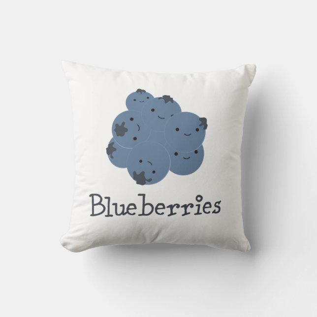 Blueberries Cushion (Front)