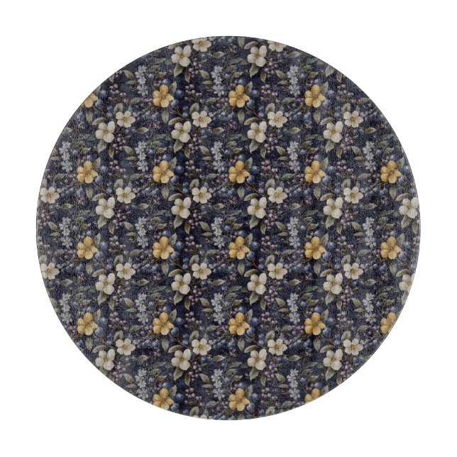 Blueberries Cutting Board (Front)