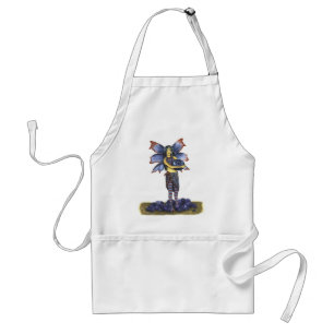 Blueberries Faery Apron