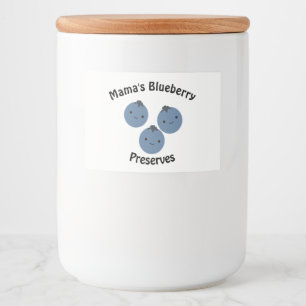 Blueberries Food Label