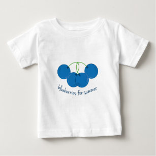 Blueberries for Summer Baby T-Shirt