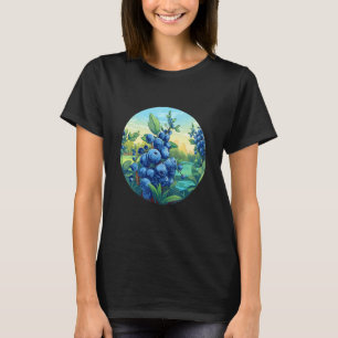 Blueberries Fruit Blueberries Fruit Vegan Garden 1 T-Shirt
