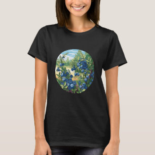 Blueberries Fruit Blueberries Fruit Vegan Garden T-Shirt