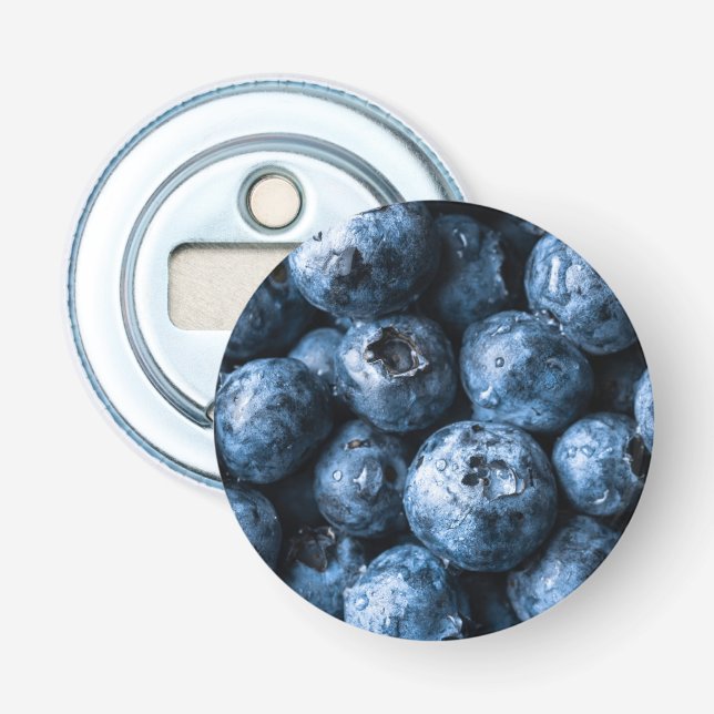 Blueberries Fruit Bottle Opener (Front)