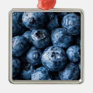 Blueberries Fruit Metal Tree Decoration