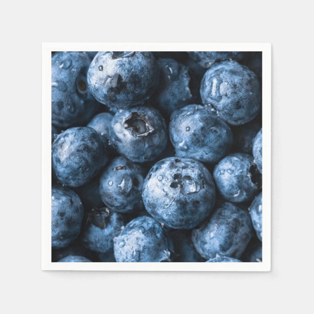 Blueberries Fruit Napkin (Front)