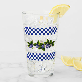 Blueberries glass