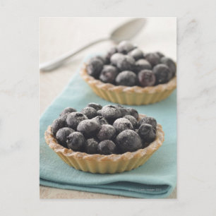 blueberries little tart postcard