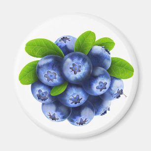 Blueberries Magnet