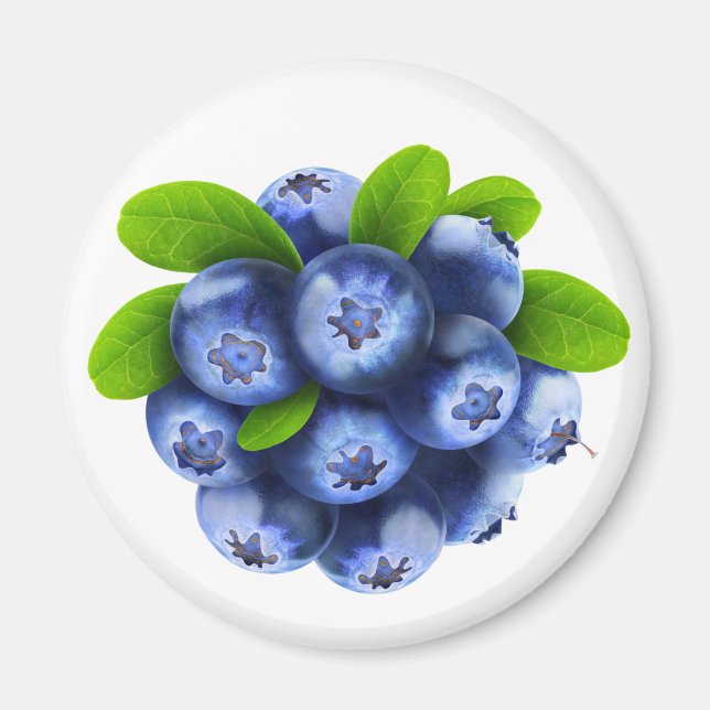 Blueberries Magnet (Front)