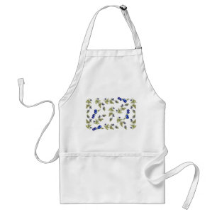 blueberries on vine apron