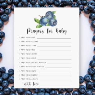 Blueberries - prayers for baby