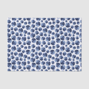 Blueberries Print Fruit Pattern Tissue Paper